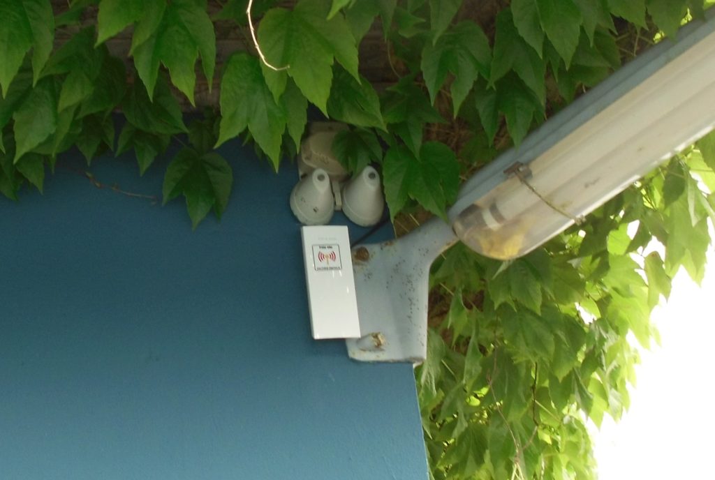 Freifunkrouter im Freibad Freudenberg